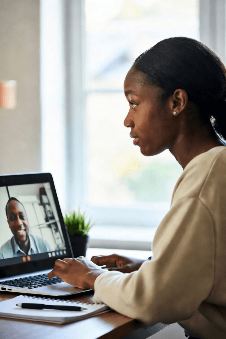 Young professionals collaborating and learning together